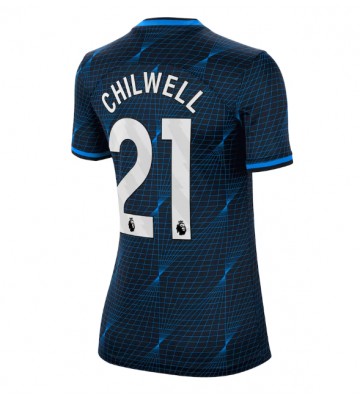 Chelsea Ben Chilwell #21 Segunda Equipación Mujer 2023-24 Manga Corta